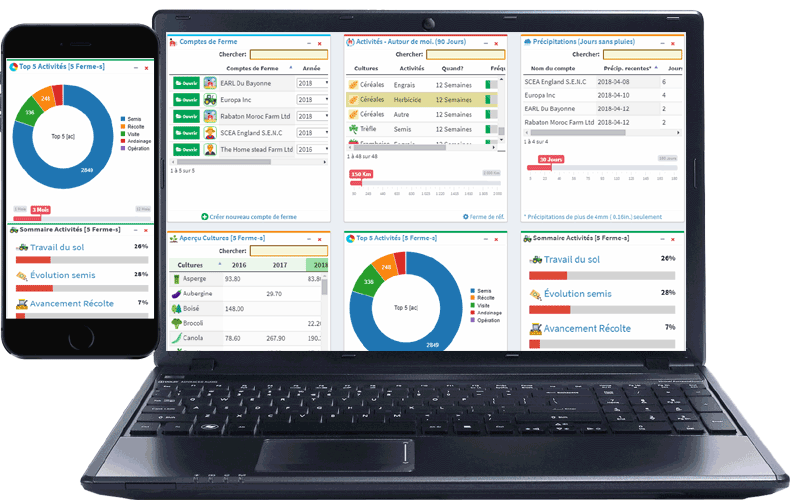 suivi de parcelle pour agronomes