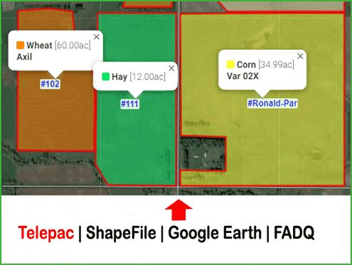 import google earth or map coordinates